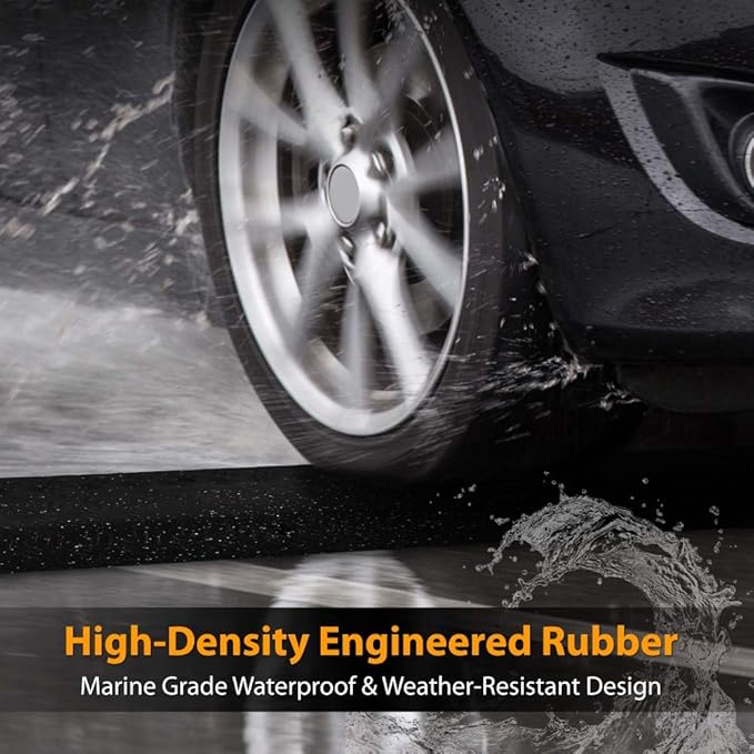 Pyle Durable Cable Protection Ramp Cover - Supports 11000lbs Single Channel Heavy Duty Hose and Cord Track Floor Protection, 39.4” x 5.11” x 0.78” Cable Concealer for Indoor Outdoor Use PCBLCO101BK