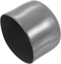uxcell 4pcs Rubber End Caps 58mm ID Vinyl Round End Cap Cover Screw Thread Protectors Dark Grey, 40mm Height