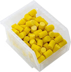 Akro-Mils 30210 AkroBins Plastic Storage Bins, Space-Saving Stackable Bins for Garage, Pantry, Craft Organization, 5-" x 4-" x 3-", Clear, 24-Pack