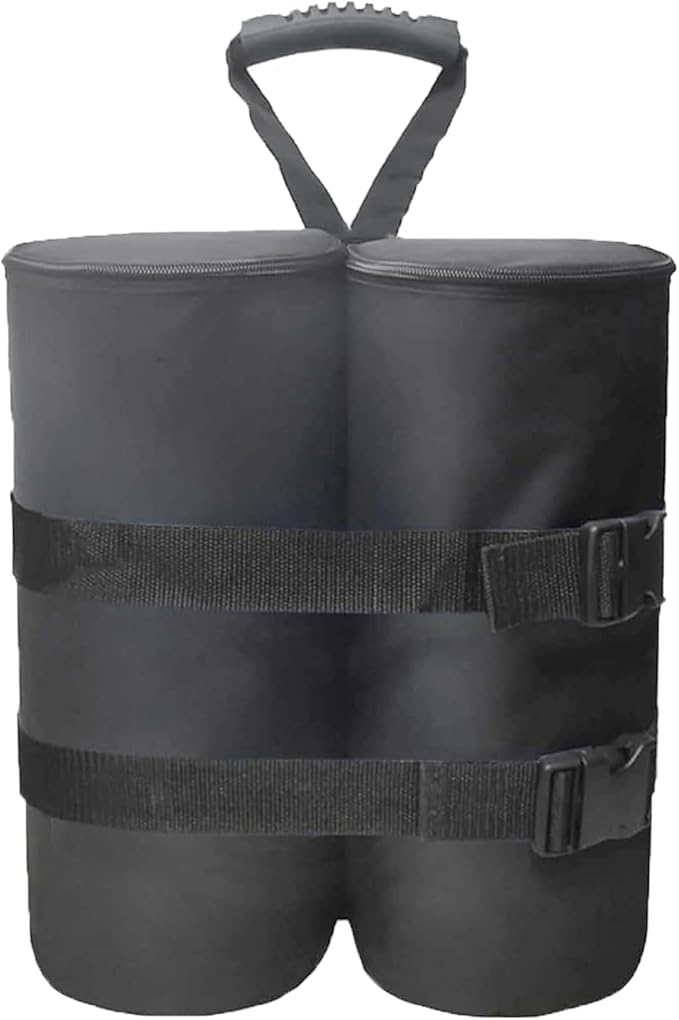 Extra Plus Large Canopy Weights Bag Leg Weight for Pop up Canopy Tent Gazebo Patio Instant Outdoor Sun Shelter,320LBS Tent Weight Sand Bags (4Pack Black)