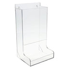 AHS Acrylic Glove Dispenser – Heavy-Duty Clear Holder for Gloves, Masks, Glasses, Shoe Covers, Hair Nets, Trash Bags & More | Freestanding Mount | 8.5"L x 7.2"W x 15.4"H | Pack of 1