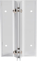 Aluminum Corridor Sign Holder, 10 Pack Direct Sign Mount Bracket, Design for Restroom, Conference Room Classic Silver Signs - 4" Length, 1/8" Substrate - Easy to Install