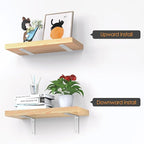 Floating Shelf Bracket Stainless Steel 10 Inch, 4 Pack Heavy Duty Shelf Brackets, Wall Shelf Bracket for DIY Decorative with Mounting Hardware