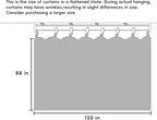 Room Divider Curtains Flexible Ceiling Tracks set Curtain track Ceiling Mount Blackout Curtain for Living Room Bedroom Ceiling Curtain Rod Privacy Dividers Panels W150 x H84 Grey Drape & Black rail