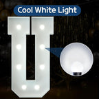 Marquee Letters 3 Feet Tall Large Light Up Letters Decorations Wedding Engagement Proposal White Party Decorations Marry Me Sign Big Cardboard Backdrop U