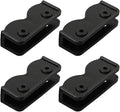 4Pcs 2-Way Pop-up Gazebo Replacement Connector Spare Parts Rectangular Bracket Set, Tent Replacement Connector Spare Support Rectangular Bracket Black Plastic
