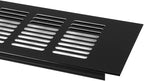 Vent Systems 19.69 x 3.15 Inch (Outer Size) Air Supply Ventilation Grille - Brown Aluminum Rectangle Intake/Exhaust Door Vent Deflector - HVAC for Home Improvement Floor, Wall Duct Cover