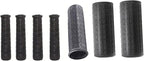 Rubber Wheelbarrow Handle Grips Round Tube Replacement Covers Anti Slip Garden Cart Handles With Ergonomic Design For Hand Truck Dolly Garden Tools Black 2 Pack(114 x 14mm)