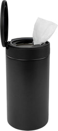 Spectrum Disinfecting Wipes Container with Push Button Lid - Refillable Dispenser for Bathroom, Kitchen, Classroom, Countertop, & Home - Stainless Steel & Rust-Resistant Disinfectant Wipes Holder