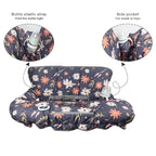 Shopping Cart Cover for Baby/Toddler, Cozy High Chair Cover, with Removable positioner, Dark Blue