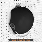 G.CORE 24-Pack Pegboard Hooks, 2" 4" Peg Board Tool Utility Hangers Fit 1/4" Pegboards, Heavy Duty Metal Shelving Brackets, Wall Organizers and Storage for Craft Room Garage Workbench Office (Black)