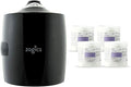 Zogics Antimicrobial Wipes and Wall Mounted Dispenser – No-Touch Wipes Dispenser, Mounts Easily to Wall for Quick Access to Disinfecting Wet Wipes