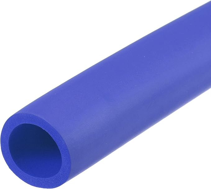 uxcell Foam Tubing for Handle Grip Support, 28mm ID 38mm OD 1m Length Blue