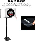 Retail Sign Holder for Display Indoor, Portable Signage Stand Double Sided Sale sign for Business Store Retail Market Vendor Advertising Trade Show Display (8.5x11, 6Pack)