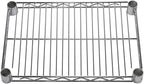 Shelving Inc. 12" d x 18" w Chrome Wire Shelving with 2 Tier Shelves, Weight Capacity 800lbs Per Shelf