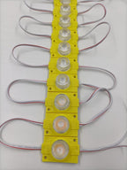 Yellow 12V LED Module with Lens 2.0W for Light Box with Tape Adhesive Back (20pcs Pack)