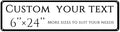Custom Sign, custom street sign，Aluminum Weatherproof Metal Sign Multiple Sizes, Reflective double-sided, Business, Workplace, office, Home, Delivery Signs(6 * 24 Inch)