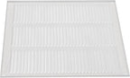 Repa Market 2-Pack 12x12 Inch Air Vent Cover/White Galvanized Steel Louvered Grill Cover with Mesh Screen/Wall or Ceiling Vent/Durable Flush Mount HVAC Register for Indoor and Outdoor Ventilation