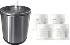 Zogics Sanitizing Wipes and Tabletop Stainless Steel Wipe Dispenser