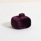 GemeShou Purple Ring Display Stand for Jewelry, Velvet Single Ring Holder for selling, Cute Jewelry Display for Show【Purple】