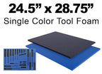 5S Lean Tool Box Foam Organizers 1/2 INCH Thick (1 Piece) (24.50"x28.75", Blue)