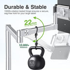elitehood 28-inch Long Arm iPad Mount for Desk, Adjustable Tablet Desk Mount with Clamp, Sliver Aluminum Tablet Holder Compatible with iPad Pro 13/12.9/11, Air Mini, 4.7-13 inch Tablets & Cell Phones