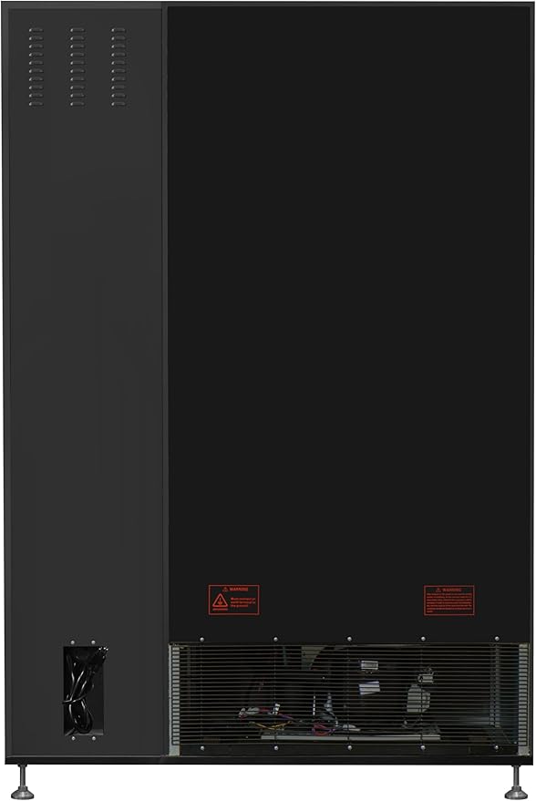 KoolMore Refrigerated Snack Vending Machine with 60 Slots and 22 Inch Touch Screen with CC Reader and Coin/Bill Acceptor in Black (KM-VMRT-50-BCR)