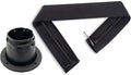 48-Inch Zippered Rigging Sleeve with Marine Cable Boot Diameter 4 2/5" and Cable Tie, Outboard Rigging Hose and Fuel Lines Access Protection Kit, Fit Boat Maintenance and Custom Rigging Solutions