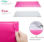 GSSUSA Pink Bubble Mailers 6x10 Small Padded Envelopes 1000 Pack,Strong Adhesion Shipping Mailer Self-Seal Bubble Envelopes for Small Business