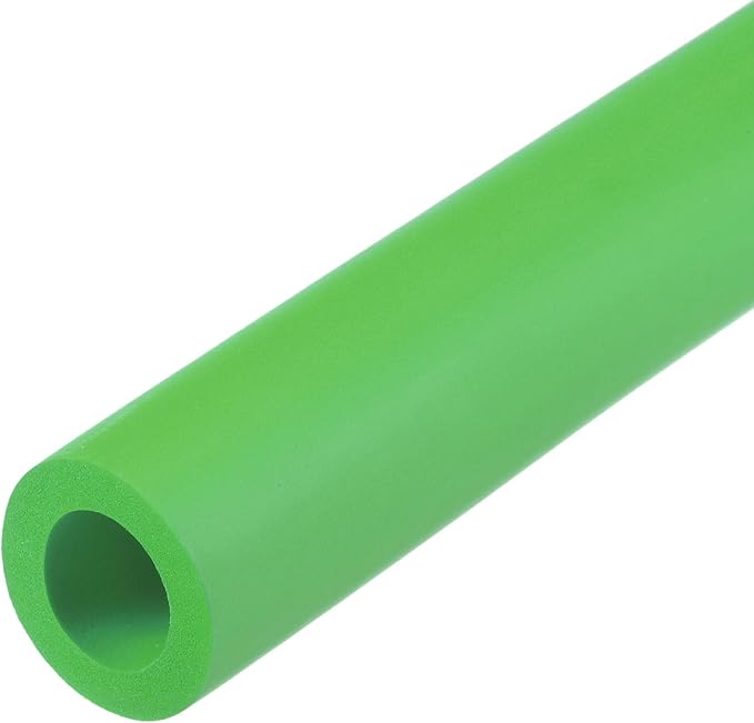 uxcell Foam Tubing for Handle Grip Support, 18mm ID 30mm OD 1m Length Green