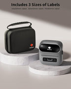 Phomemo Label Printer, M220 Thermal Bluetooth Barcode Label Maker, for Home, Office, School, Compatible with Phone & Laptop