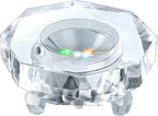 IFOLAINA Crystal LED Light Base Multicolor Changing Pedestal Color Show Stand Lighted Display Plate AC Power for 3D Glass Art Octagon Light Base