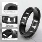 10PCS 2-3/8" Black Cable Snap Bushing Grommet, Snap in Cord Bushing Protect Cables