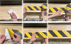 Anti Slip Grip Tape for Stairs 4Inch x 60Ft Non-Slip Strips Non Skid Safety Tape for Outdoor/Indoor Steps, Stairs, Traction Tread Staircases, Boats (Black/Yellow)