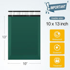 Famagic 200pcs Poly Mailers 10x13 Inch Shipping Bags Ultramarine Green Shipping Envelopes Self Seal Mailers Bags Waterproof and Tear-Proof Packaging Bags