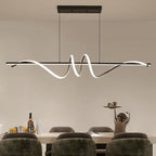 Modern Chandelier, Dimmable LED Pendant Light, Ring Chandelier for Living Room, Dining Room, Kitchen, Bedroom