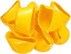 uxcell 10pcs Rubber End Caps 63mm(2.5 Inch) ID Vinyl Round End Cap Cover Screw Thread Protector Yellow