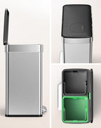 Cesun GreenGrin Kitchen Trash Can (Sliver)