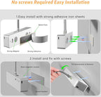 Lightbiz Picture Light, 20inch 6000mAh Rechargeable Picture Lights for Wall Battery Operated Wall Lights, 3 Colors Paintings Light Dimmable Art Light for Artwork, Gallery (Silver)