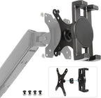 xik VESA Mount Adapter for iPad - Spring Clamp Holder for Phones, Tablets & Portable Monitors - Features 360° Rotation & Tilt - Fits VESA 75x75 & 100x100mm