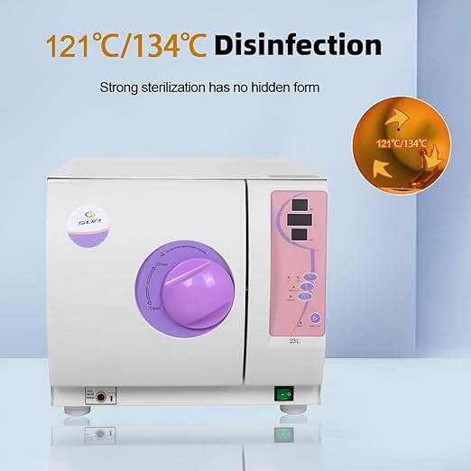 16L/18L/23L Benchtop Type Autoclave Class N Series Portable Lab Autoclave Steam Sterilizer (23L)