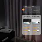Room Divider Curtains Flexible Ceiling Tracks set Curtain track Ceiling Mount Blackout Curtain for Living Room Bedroom Ceiling Curtain Rod Privacy Dividers Panels W100 x H120 Grey Drape & Black rail