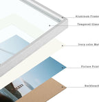 Frametory, 12x16 Metal Picture Frame with Mat for 11x14 Picture & Real Glass, Aluminum Photo Frame Collection (Silver, 2 Pack)