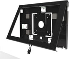 TABcare Locking Security Metal Case for Apple iPad Air 13" 2024 6th gen. for Kiosk, POS, Store, Show Display (Black, iPad Air 13 2024)