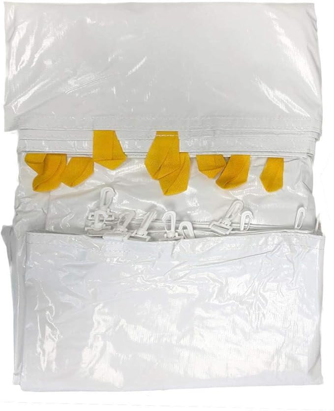 TentandTable Standard Cathedral Tent Sidewall, 8-Foot by 15-Foot, Waterproof Sidewalls for Commercial Party & Canopy Tents, UV Resistant & Removable, 14oz Translucent Vinyl, Tent Not Included