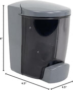 PolyJohn PSD1-1001: Wall-Mounted Liquid Hand Soap & Sanitizer Dispenser - Made in USA, Leakproof, Easy Install, UV Fade Resistant, Durable, Accepts Any Generic soap or Alcohol Based sanitizer