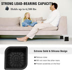 Bed Risers 2 inch Heavy Duty, Oversized Furniture Riser with Non-Slip Base for Sofa Couch Chair Desk Table Leg Dorm Bed Frame Lifts Risers Blocks Supports Up to 6,500 Lbs (Black 4 Pack)