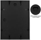 Frametory, 12x16 Metal Picture Frame with Mat for 11x14 Picture & Real Glass, Aluminum Photo Frame Collection (Silver, 1 Pack)