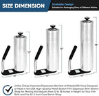 New! PalPak300 BACKSAVER - Best Selling Stretch Film Dispenser with Extended Handle, Industrial Strength for Packing Wrap, Holds 14"-20" Rolls with Adjustment Furniture, Boxes & Pallets (3 Pack)