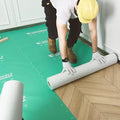 39" x 100' Heavy-Duty Temporary Floor Protection for Construction & Renovation, Green, Surface Protection Film for Hardwood Floors, Tile&Hard Paint Protection. (H-300G 39" x 100')